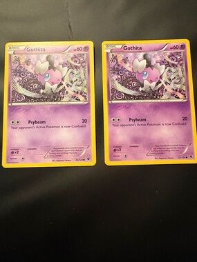 2 Gothita Pokemon Cards